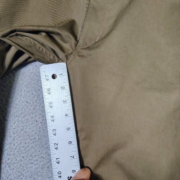 Theory Pants Men's 34 Brown Stretch Flat Front Haydin Straight Slim Fit Classic - Picture 3 of 11